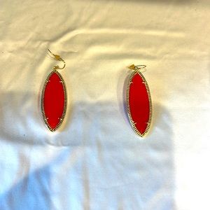 Kendra Scott red earrings